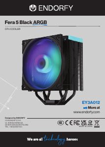 Handleiding Endorfy EY3A012 Fera 5 Black ARGB CPU koeler