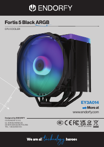 Handleiding Endorfy EY3A014 Fortis 5 Black ARGB CPU koeler