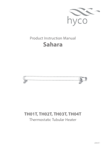 Manual Hyco TH03T Sahara Heater