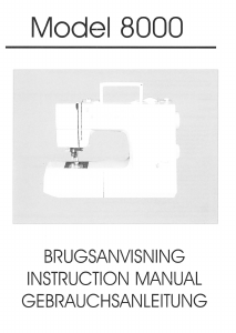 Manual RCE EVA Royal 8000 Sewing Machine