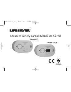 Handleiding Lifesaver 5DCO Koolmonoxidemelder