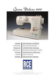 Manual RCE Queen Deluxe 444 Sewing Machine