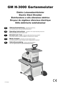 Mode d’emploi Gartenmeister GM H-3000 Broyeur à végétaux