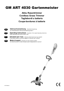 Manuale Gartenmeister GM ART 4030 Tagliabordi