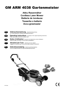 Manual Gartenmeister GM ARM 4038 Lawn Mower