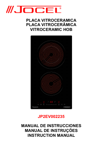 Manual Jocel JP2EV002235 Hob