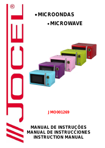 Manual de uso Jocel JMO001337 Microondas