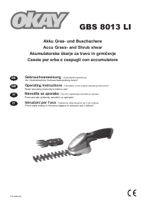 Bedienungsanleitung OKAY GBS 8013 LI Heckenschere