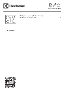 Manual Electrolux KCC83443CK Plită