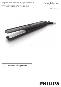 Rokasgrāmata Philips HP8342 Matu taisnotājs
