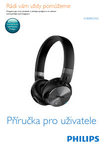 Manuál Philips SHB8850NC Sluchátka