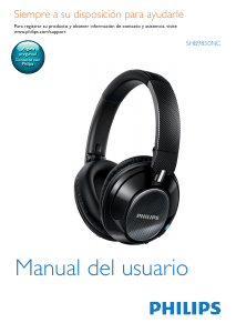 Manual de uso Philips SHB9850NC Auriculares