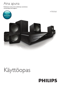 Käyttöohje Philips HTB3560 Kotiteatterijärjestelmä
