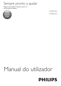Manual Philips HTB9225D Sistemas de cinema em casa