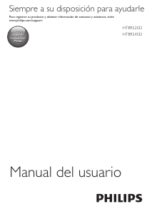 Manual de uso Philips HTB9245D Sistema de home cinema