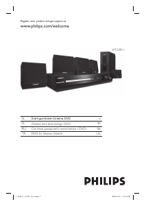 Εγχειρίδιο Philips HTS3011 Σύστημα οικιακού κινηματογράφου