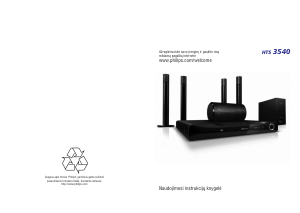 Vadovas Philips HTS3540 Namų kino sistema