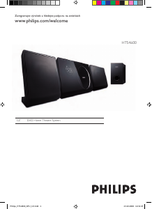 Manuál Philips HTS4600 Domácí kino