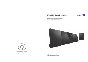 Rokasgrāmata Philips HTS4600 Mājas kinozāles sistēma