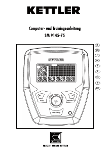Brugsanvisning Kettler SM 9145-75 Fitness-konsol