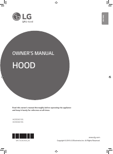 Handleiding LG HCED3015S Afzuigkap