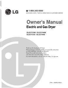 Manual de uso LG DLG3744S Secadora