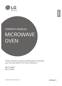 Manual LG MC2146BP Microwave