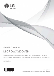 Manual LG LMV1762ST Microwave