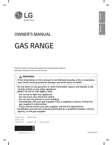 Manual LG LDG4311ST Range