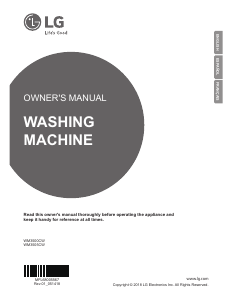 Mode d’emploi LG WM3505CW Lave-linge
