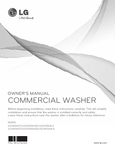 Handleiding LG GCW1069CD Wasmachine