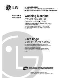 Mode d’emploi LG WM3431HW Lave-linge