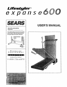 Manual Lifestyler Expanse 600 Treadmill