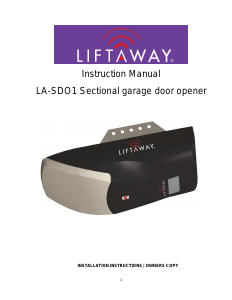 Manual Liftaway LA-SDO1 Garage Door Opener