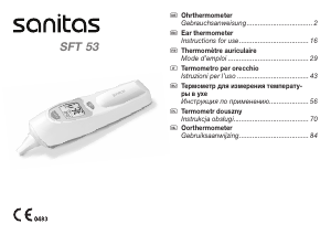 Manual Sanitas SBY 10 Thermometer