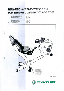 Bedienungsanleitung Tunturi F515 Heimtrainer