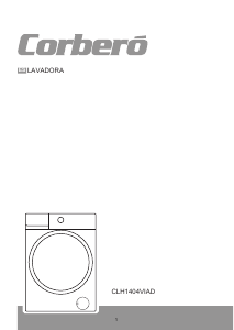 Manual Corberó CLH1404VIAD Máquina de lavar roupa