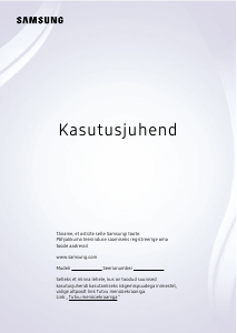 Kasutusjuhend Samsung QE55Q70DAT LED-teler