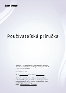Návod Samsung QE55Q77DAT LED televízor