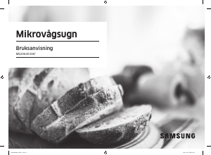 Bruksanvisning Samsung MS20A3010AH Mikrovågsugn
