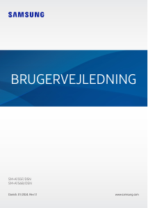 Brugsanvisning Samsung SM-A155F/DSN Galaxy A Mobiltelefon