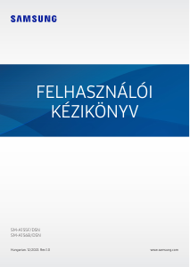 Használati útmutató Samsung SM-A155F/DSN Galaxy A Mobiltelefon