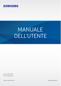 Manuale Samsung SM-A156B/DSN Galaxy A Telefono cellulare