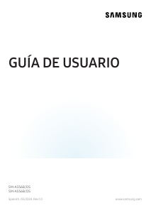 Manual de uso Samsung SM-A356B/DS Galaxy A Teléfono móvil