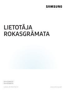 Rokasgrāmata Samsung SM-A556B/DS Galaxy A Mobilais tālrunis