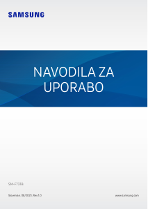 Priročnik Samsung SM-F731B Galaxy Z Mobilni telefon