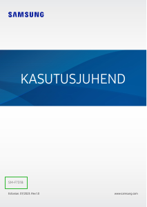 Kasutusjuhend Samsung SM-F731B Galaxy Z Mobiiltelefon