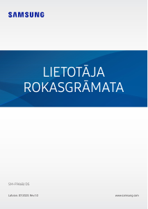 Rokasgrāmata Samsung SM-F946B/DS Galaxy Z Mobilais tālrunis