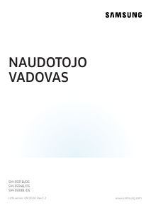Vadovas Samsung SM-S928B/DS Galaxy S Mobilusis telefonas