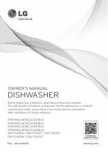 Bruksanvisning LG DW-TS610S Diskmaskin